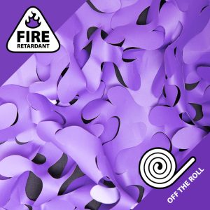 Purple Camouflage Netting, Flame Retardant.