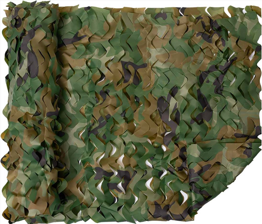 camouflage hide with camo netting